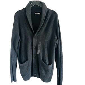 Sonoma Gray Shawl Collar Cardigan Sweater